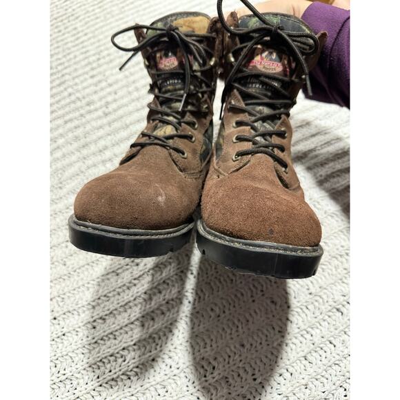 Brahma Hunter Boots Hiking Winter Leather Men's Size 7 Camo Brown Thinsulate - Picture 7 of 9